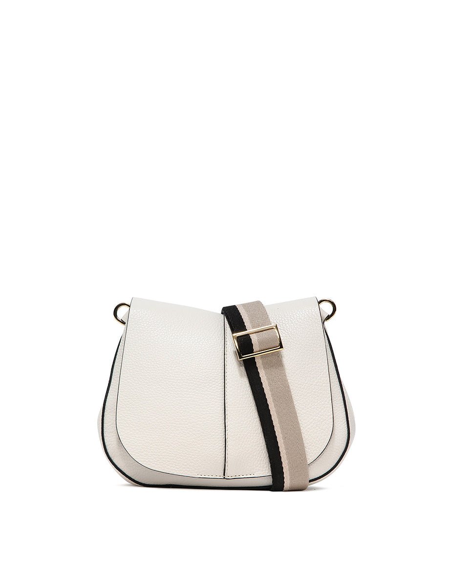 borsa pelle helena round marble - gianni chiarini - clutch