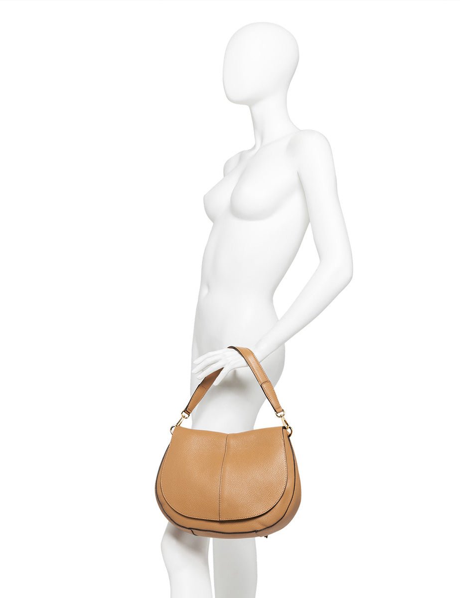 borsa pelle helena round nero - gianni chiarini - clutch