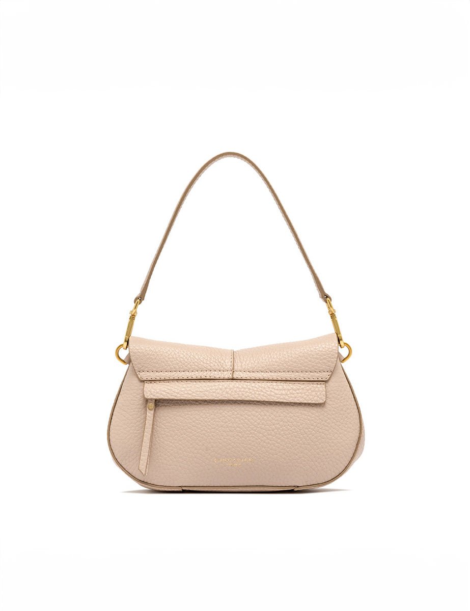 borsa pelle helena round pink salt - gianni chiarini - clutch