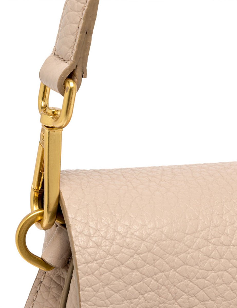 borsa pelle helena round pink salt - gianni chiarini - clutch