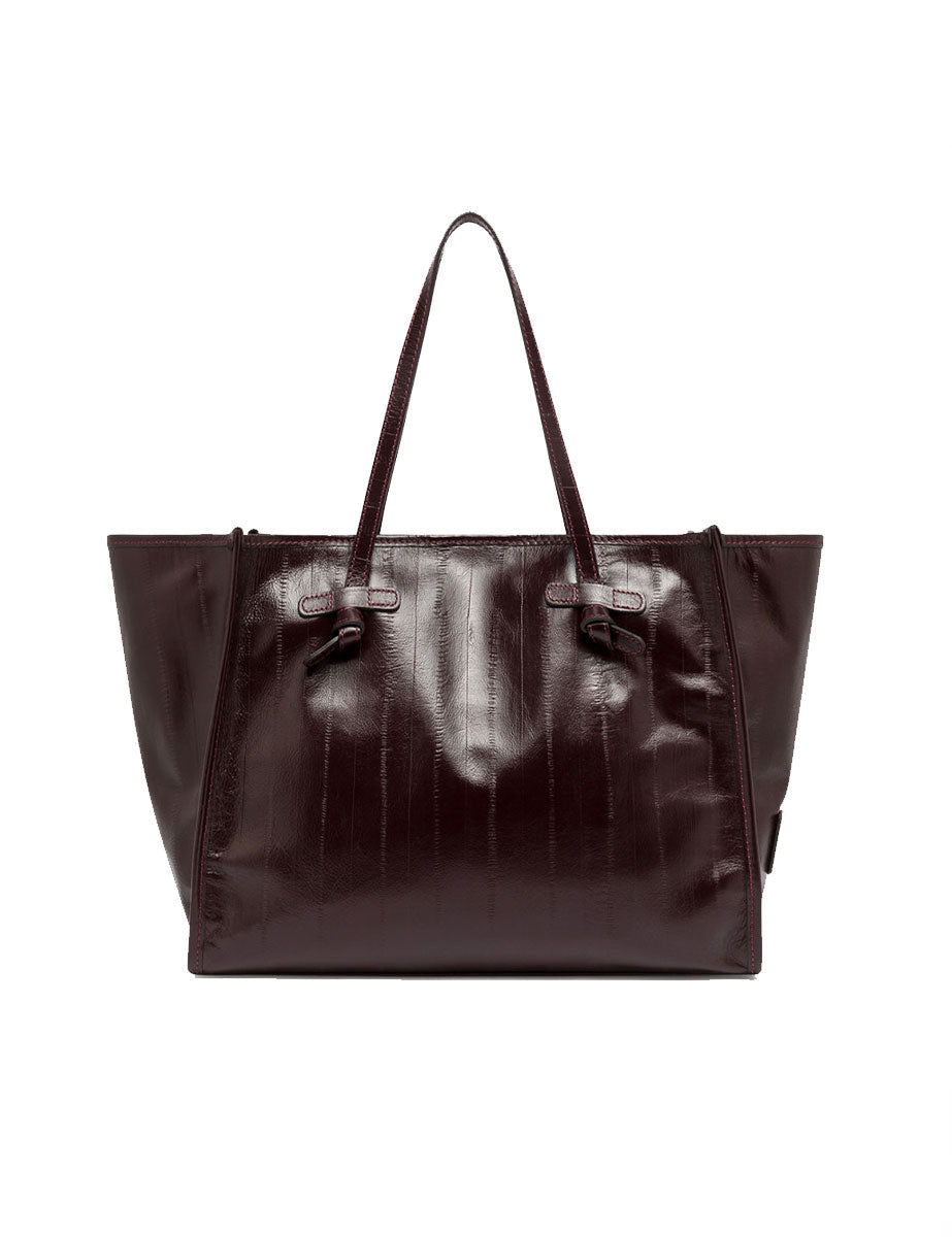 borsa pelle marcella bordeaux - gianni chiarini - shopper