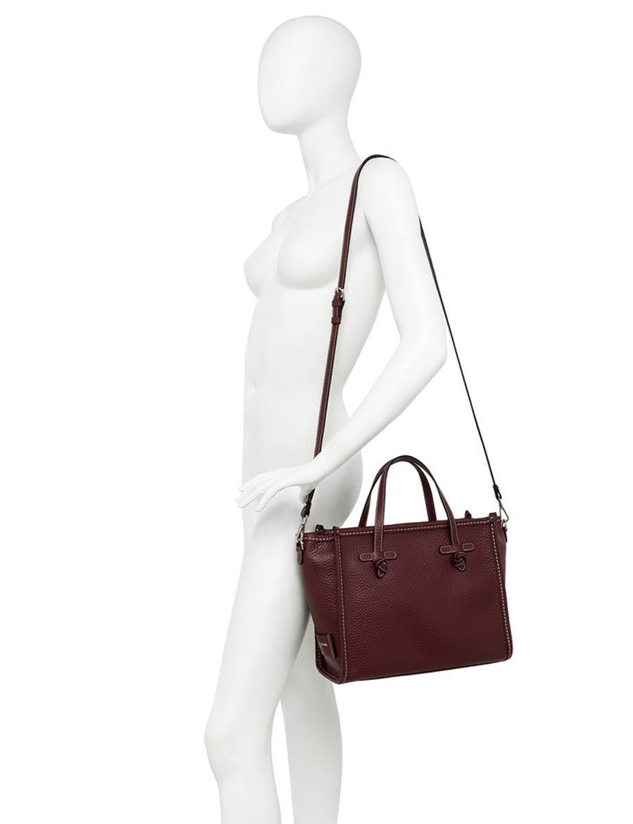 borsa pelle marcella espresso - gianni chiarini - shopper
