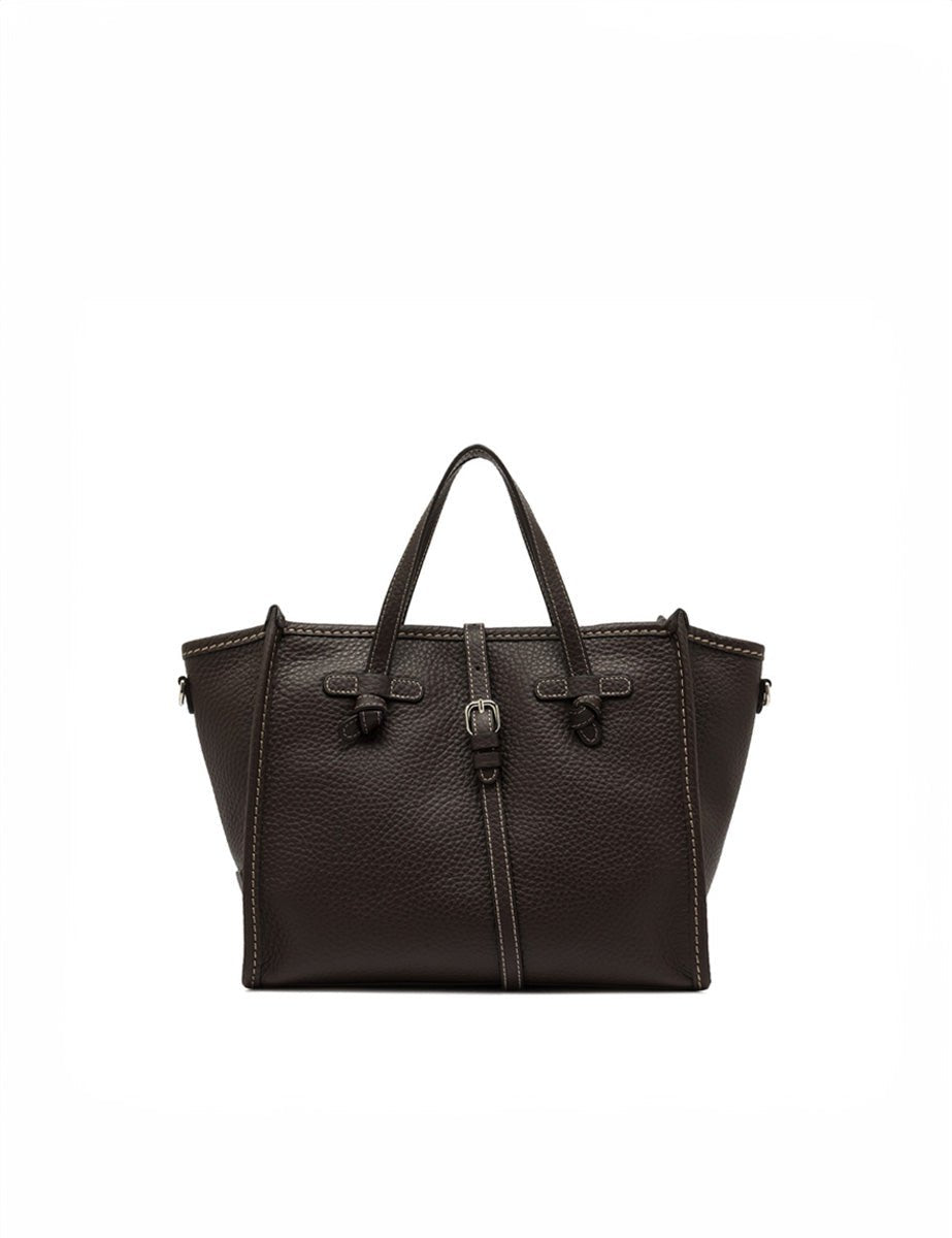 borsa pelle marcella espresso - gianni chiarini - shopper