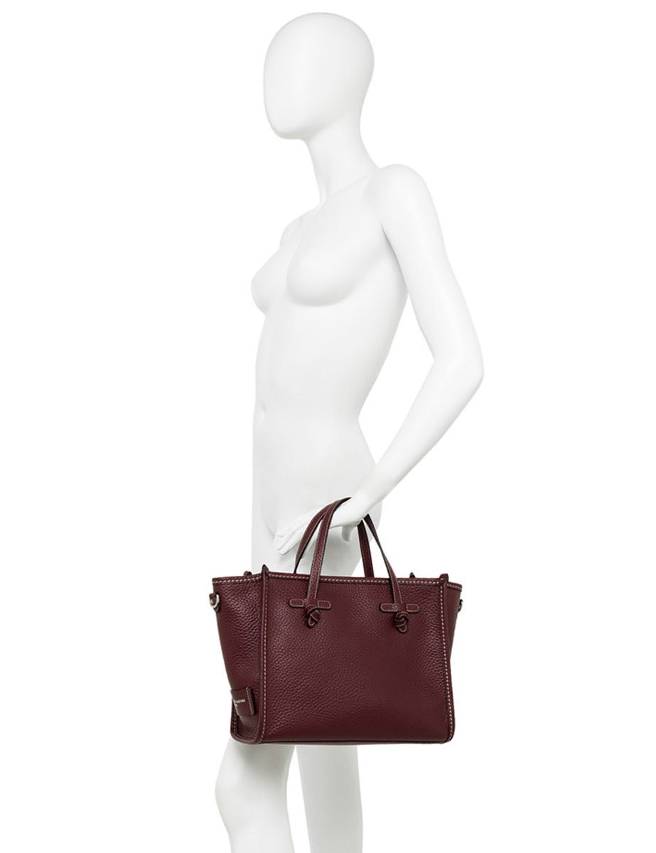 borsa pelle marcella nero - gianni chiarini - shopper