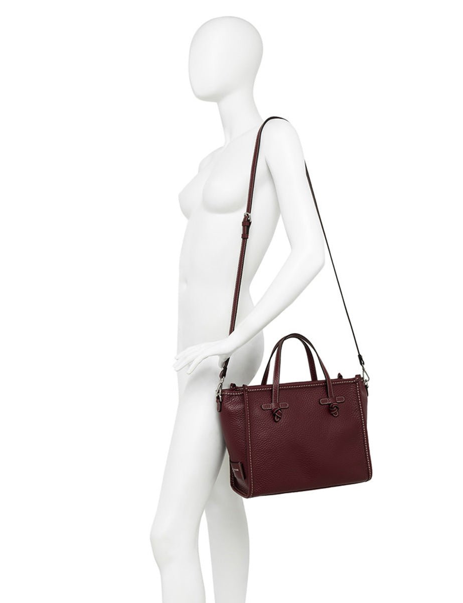 borsa pelle marcella nero - gianni chiarini - shopper