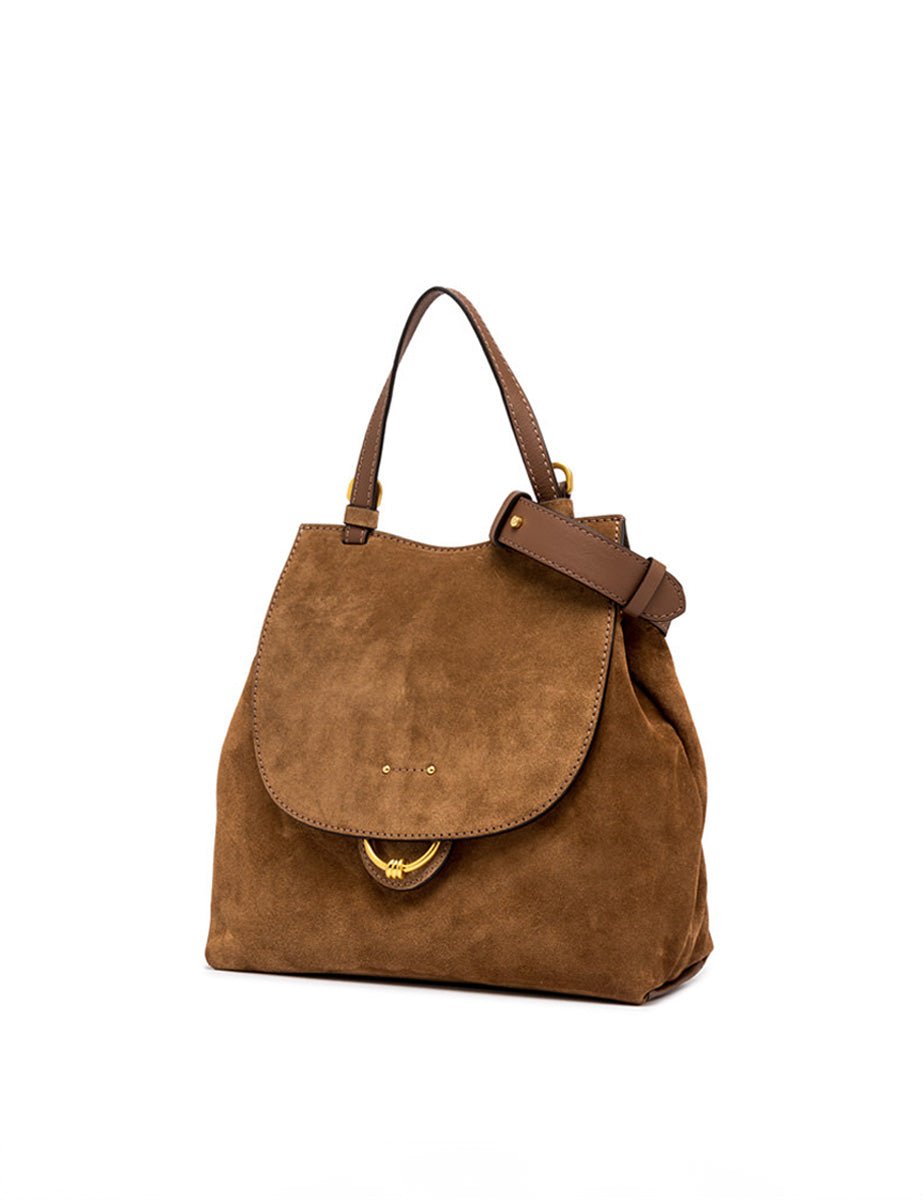 borsa pelle marlene cognac - gianni chiarini - shopper