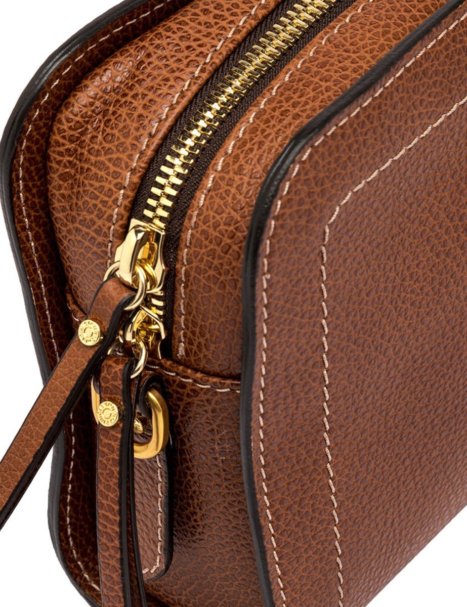 borsa pelle olly miele - gianni chiarini - clutch