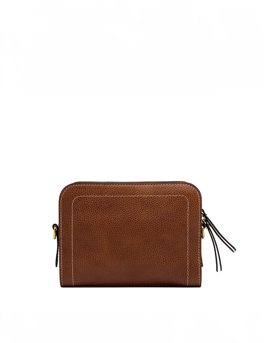 borsa pelle olly miele - gianni chiarini - clutch