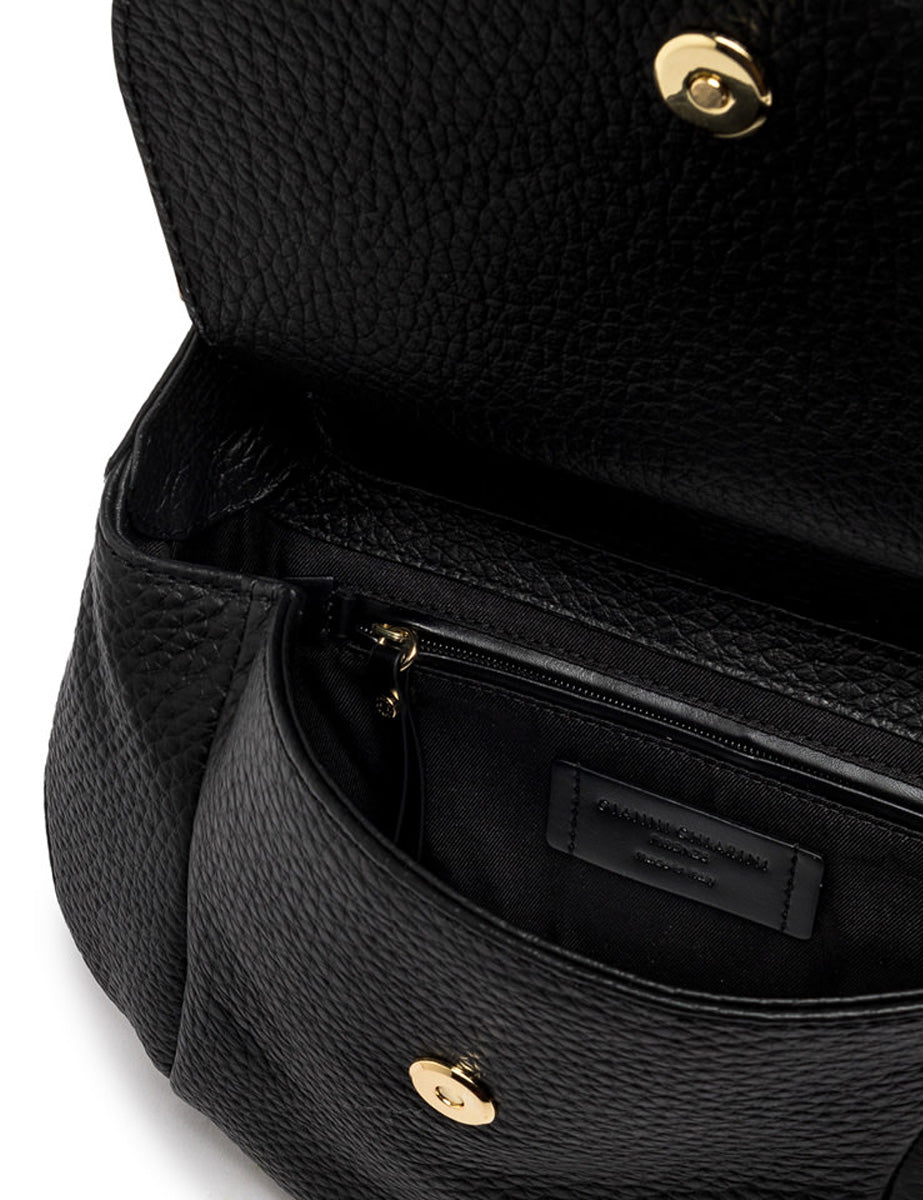 borsa pelle pilar nero - gianni chiarini - clutch