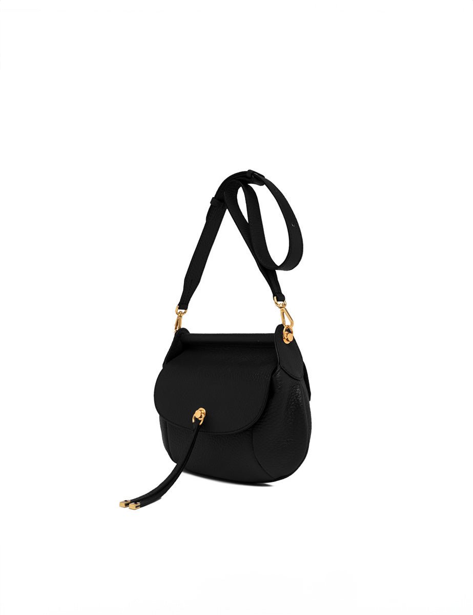 borsa pelle pilar nero - gianni chiarini - clutch