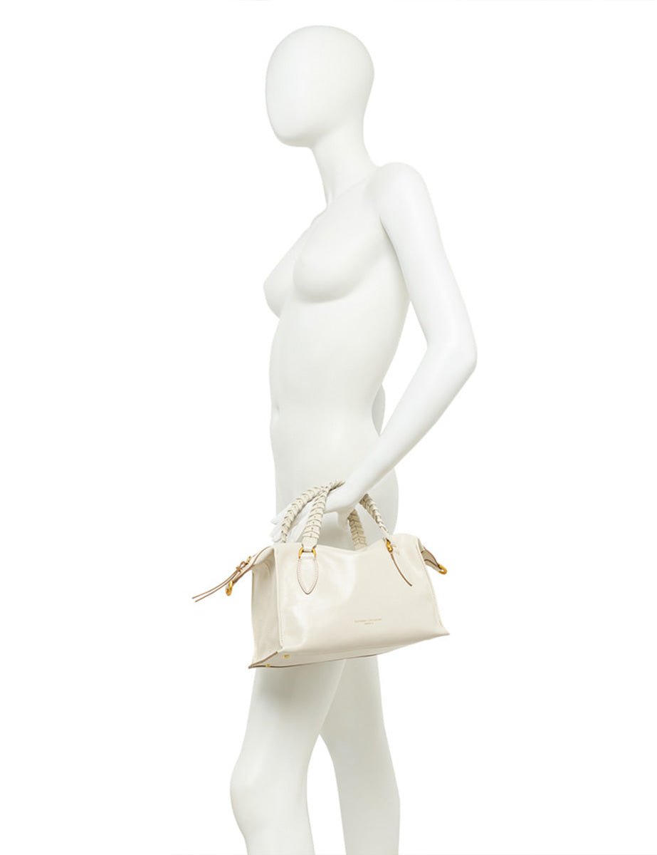 borsa pelle roxy talco - gianni chiarini - clutch
