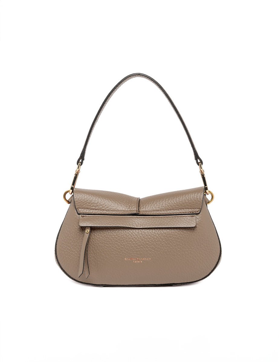 borsa pelle small helena round dove - gianni chiarini - clutch