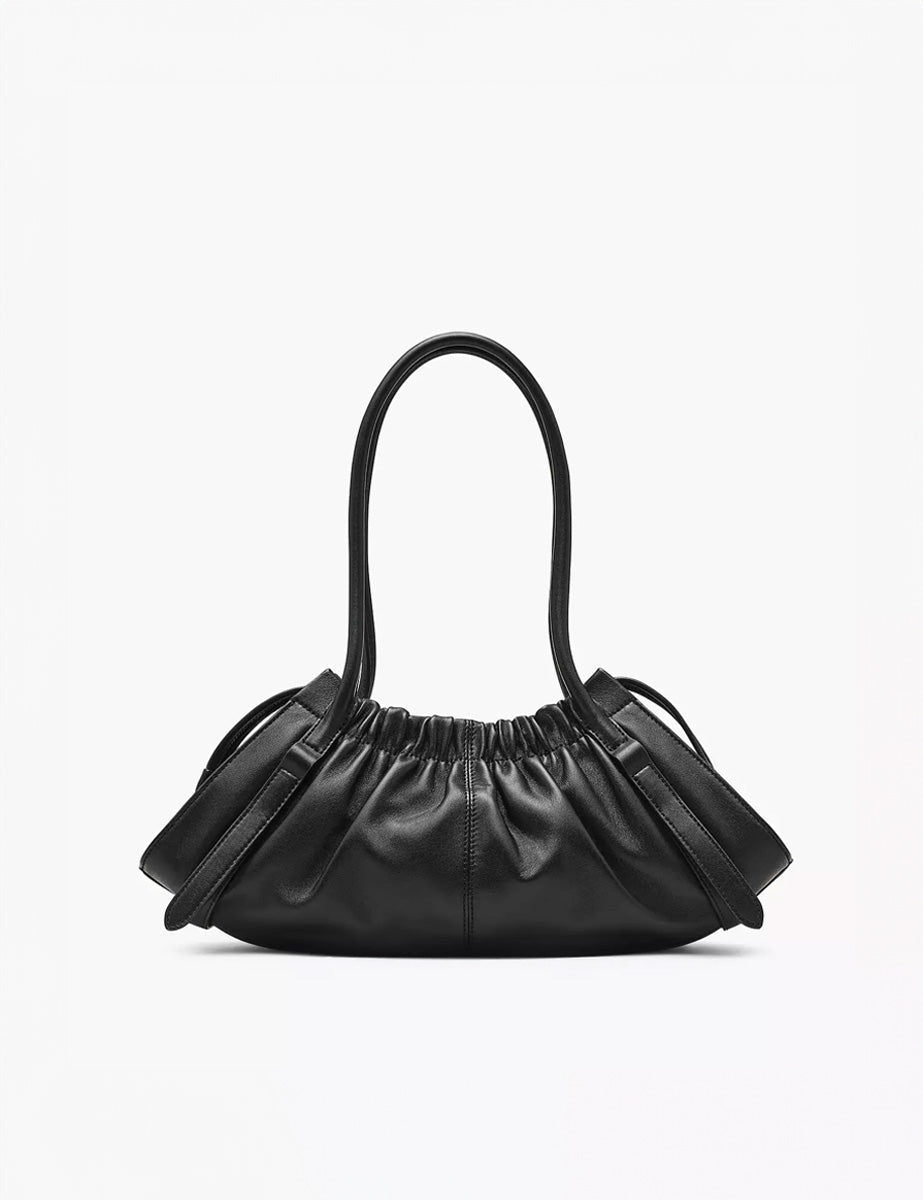 borsa satchel pelle nero - marc jacobs - shopper