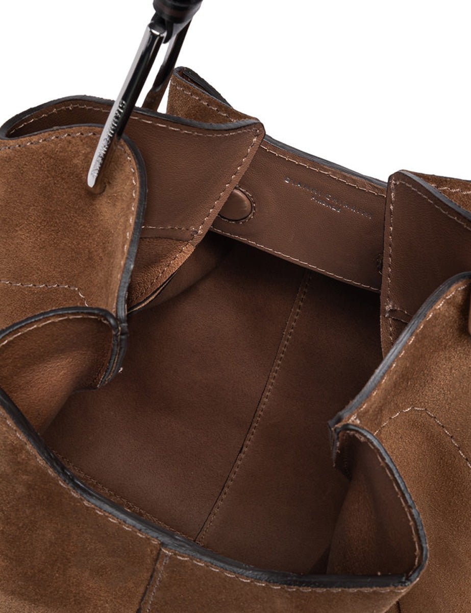 borsa scamosciata era cognac - gianni chiarini - shopper