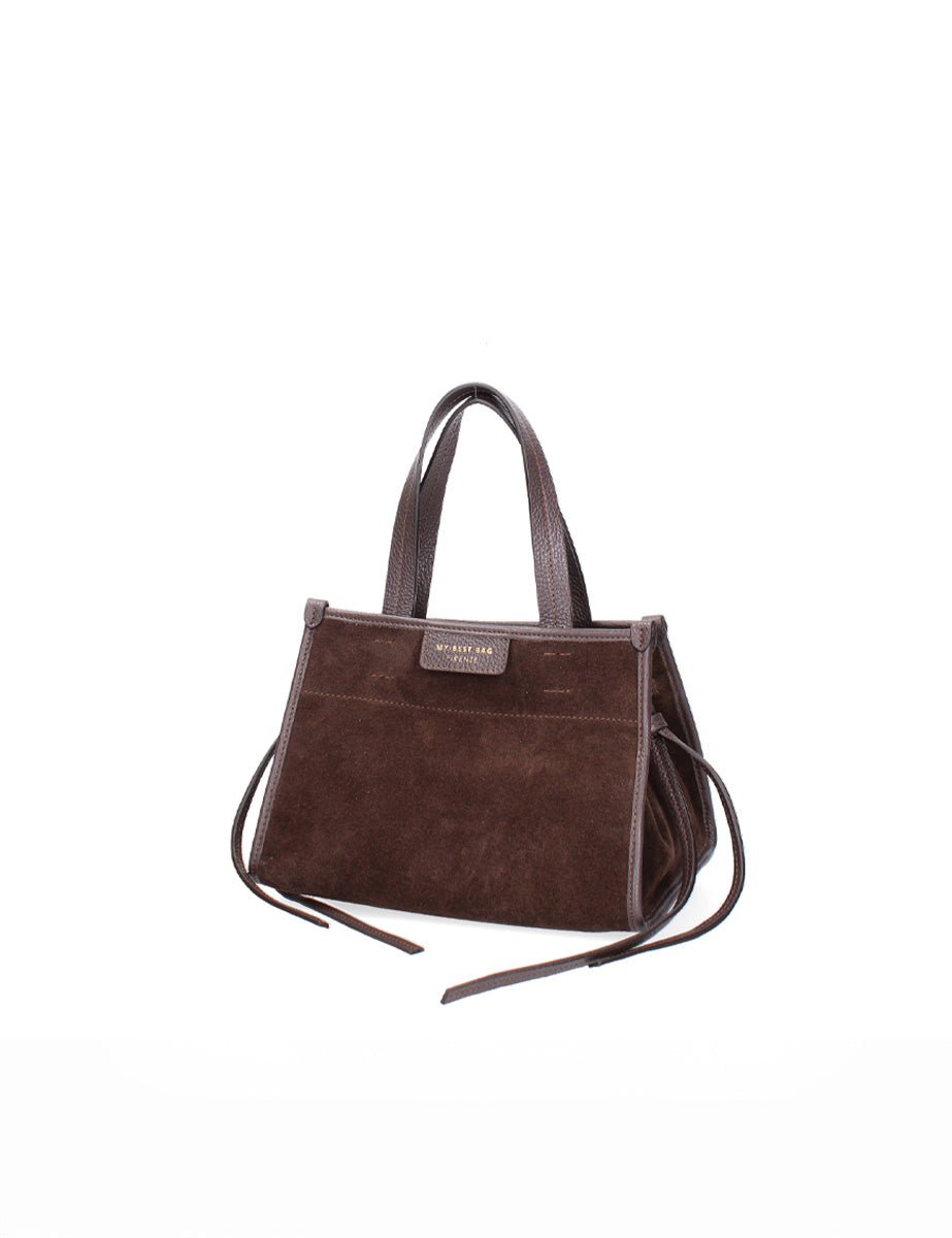 borsa shopper lacci cioccolato - my best bag - shopper