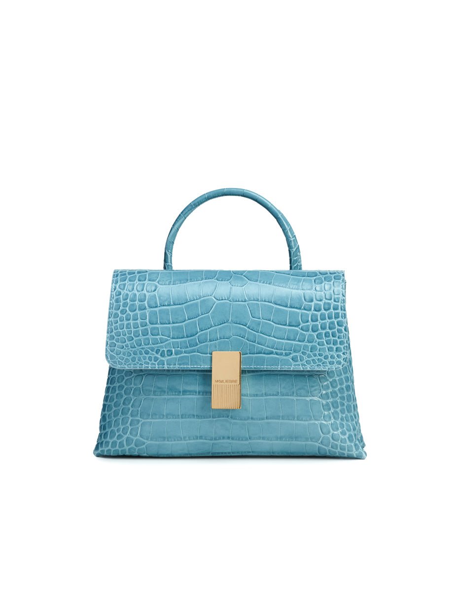 borsa stampa cocco light blue - mouliebre - shopper