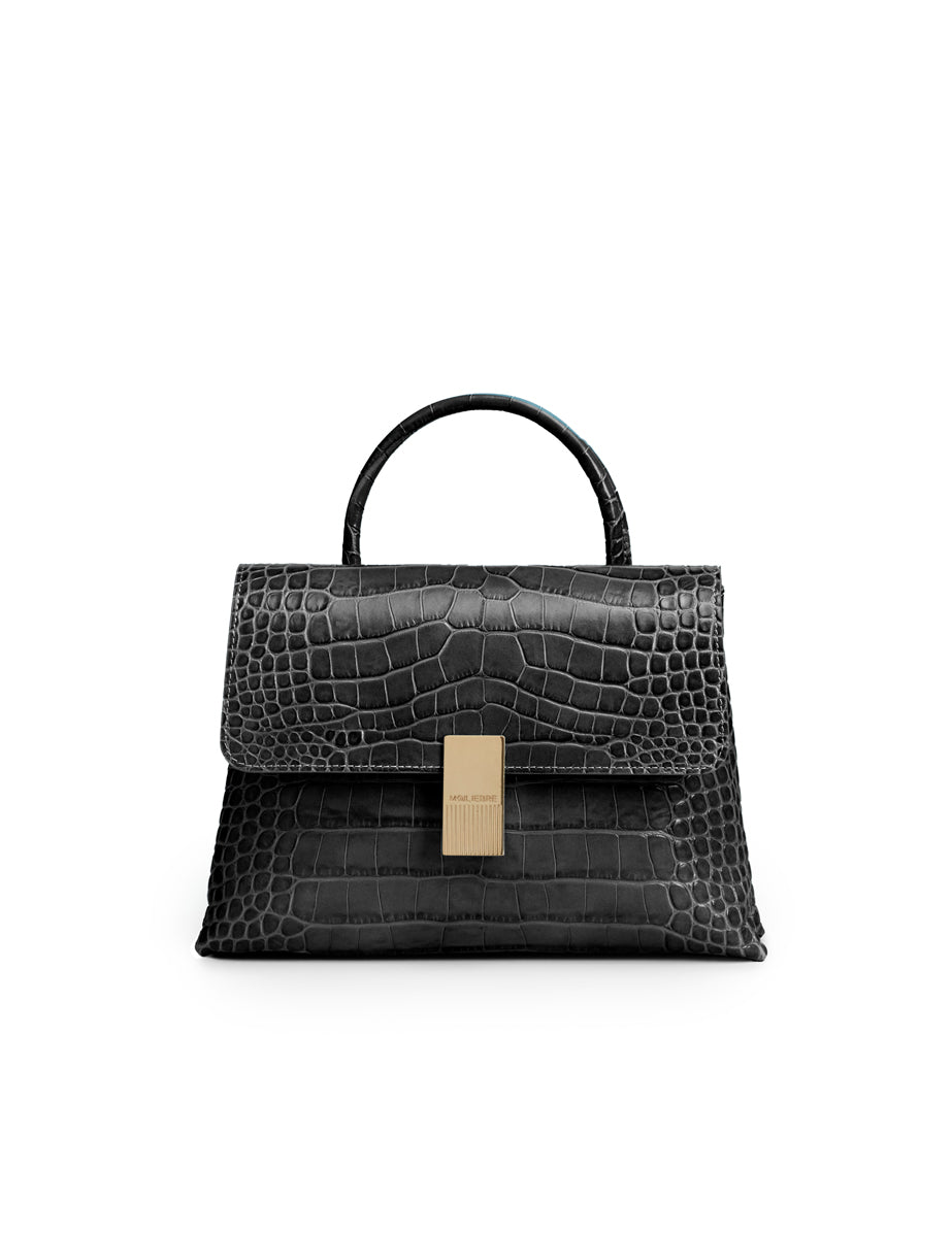 borsa stampa cocco nero - mouliebre - shopper