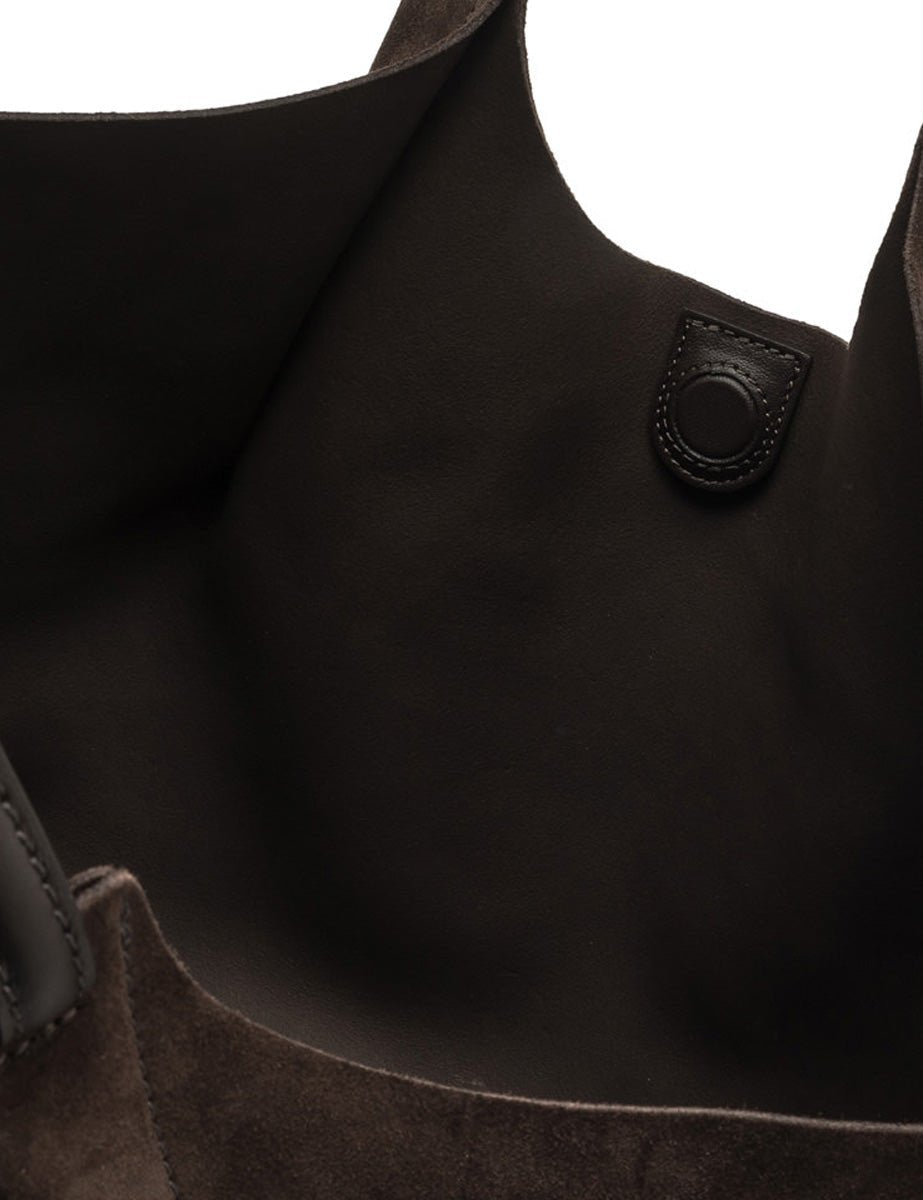 borsa suede dua moka - gianni chiarini - shopper