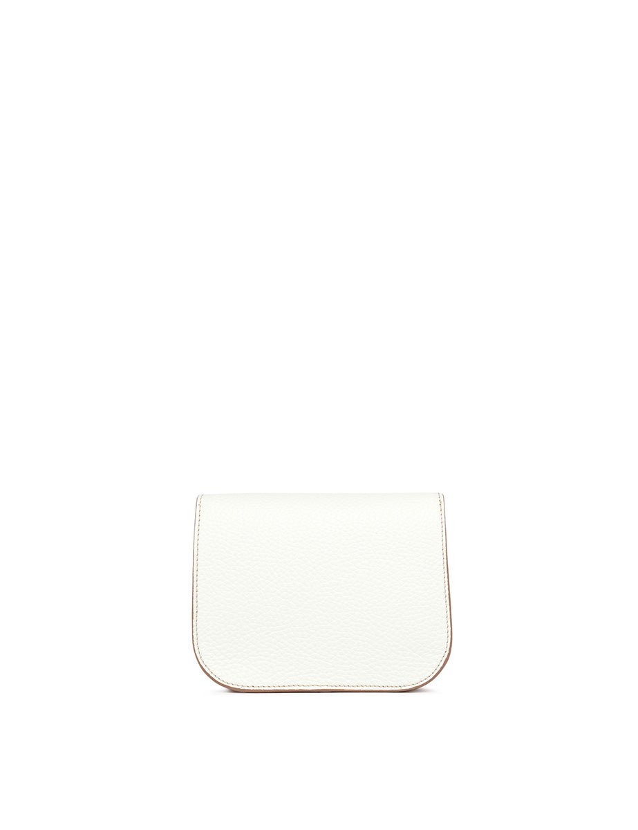 borsa tara bianco cuoio - gianni chiarini - clutch
