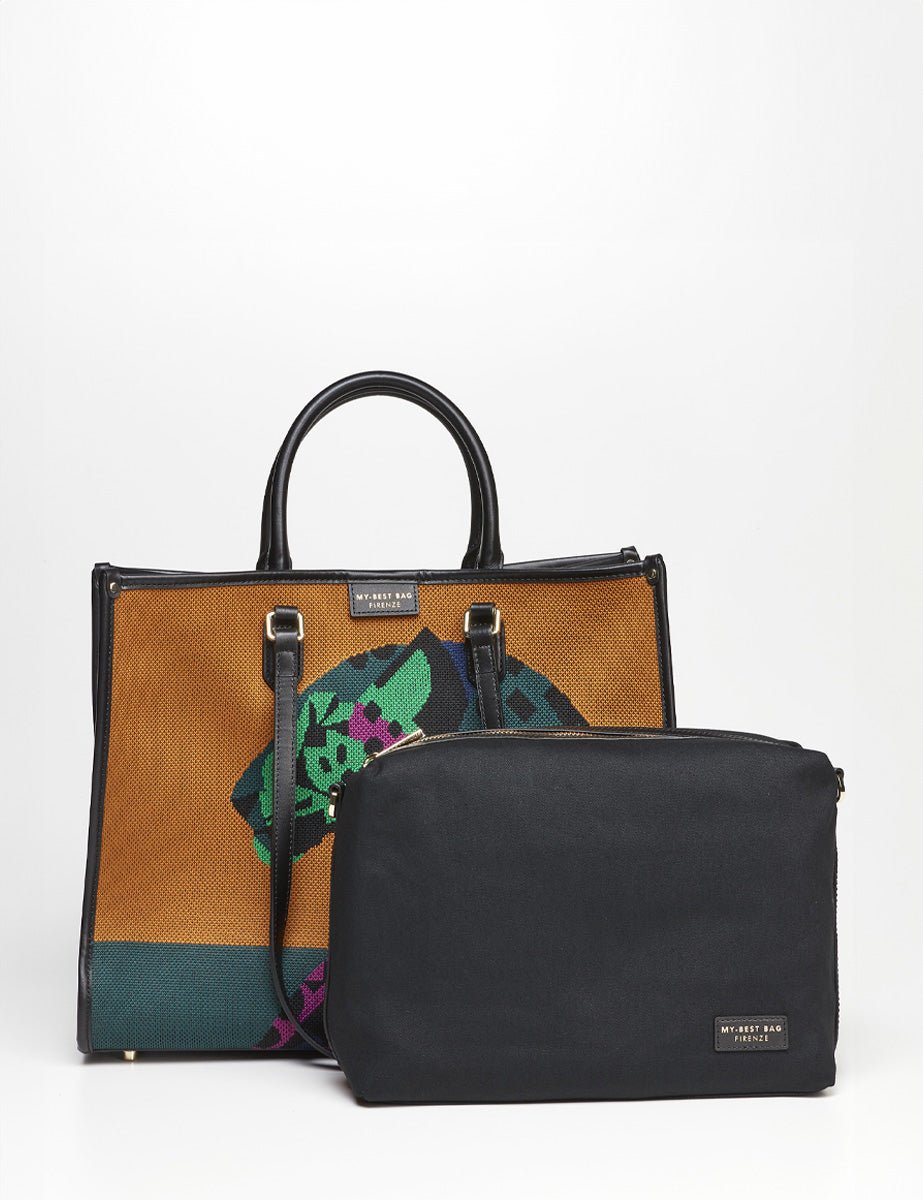 borsa tessuto africa view - my best bag - shopper