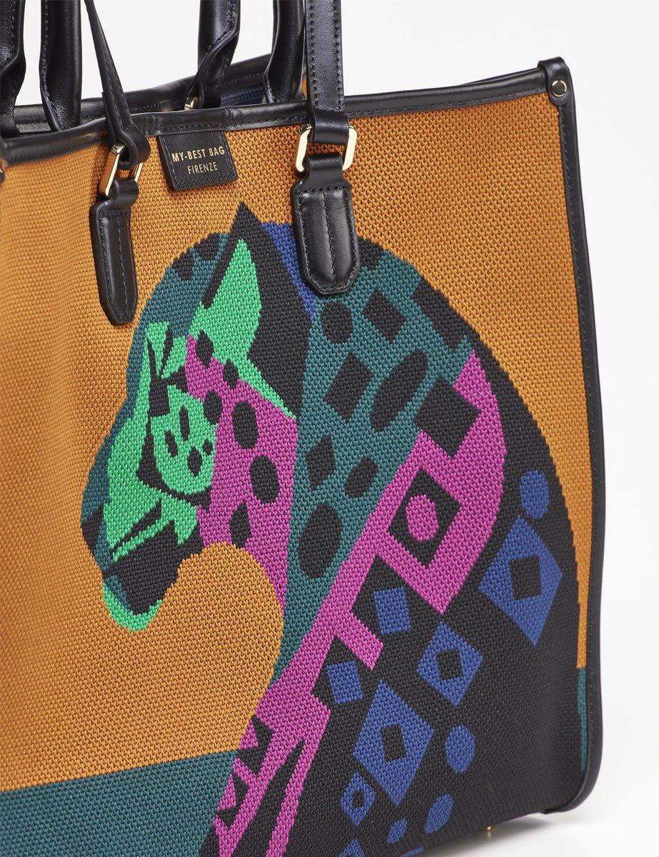 borsa tessuto africa view - my best bag - shopper