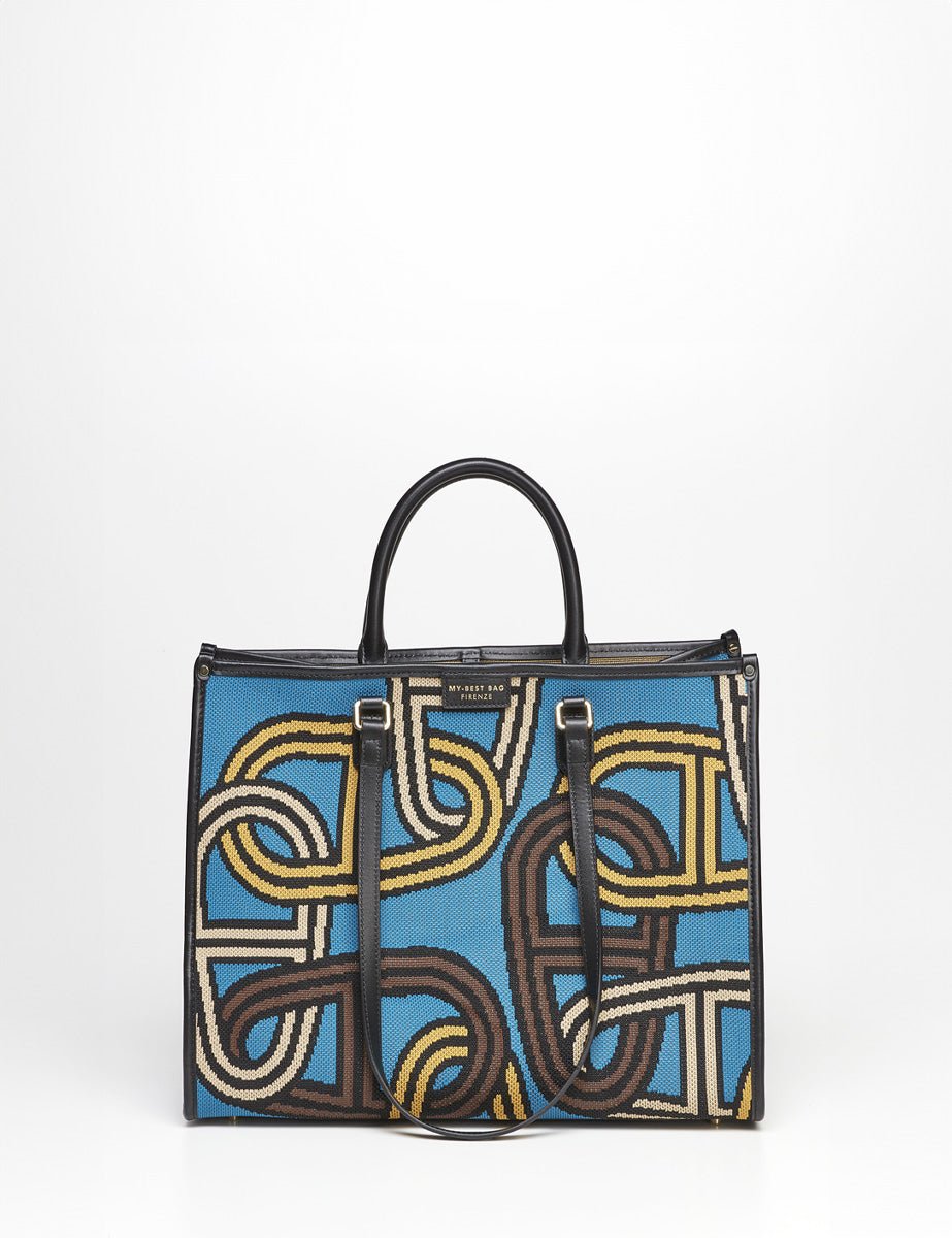 borsa tessuto chains - my best bag - shopper