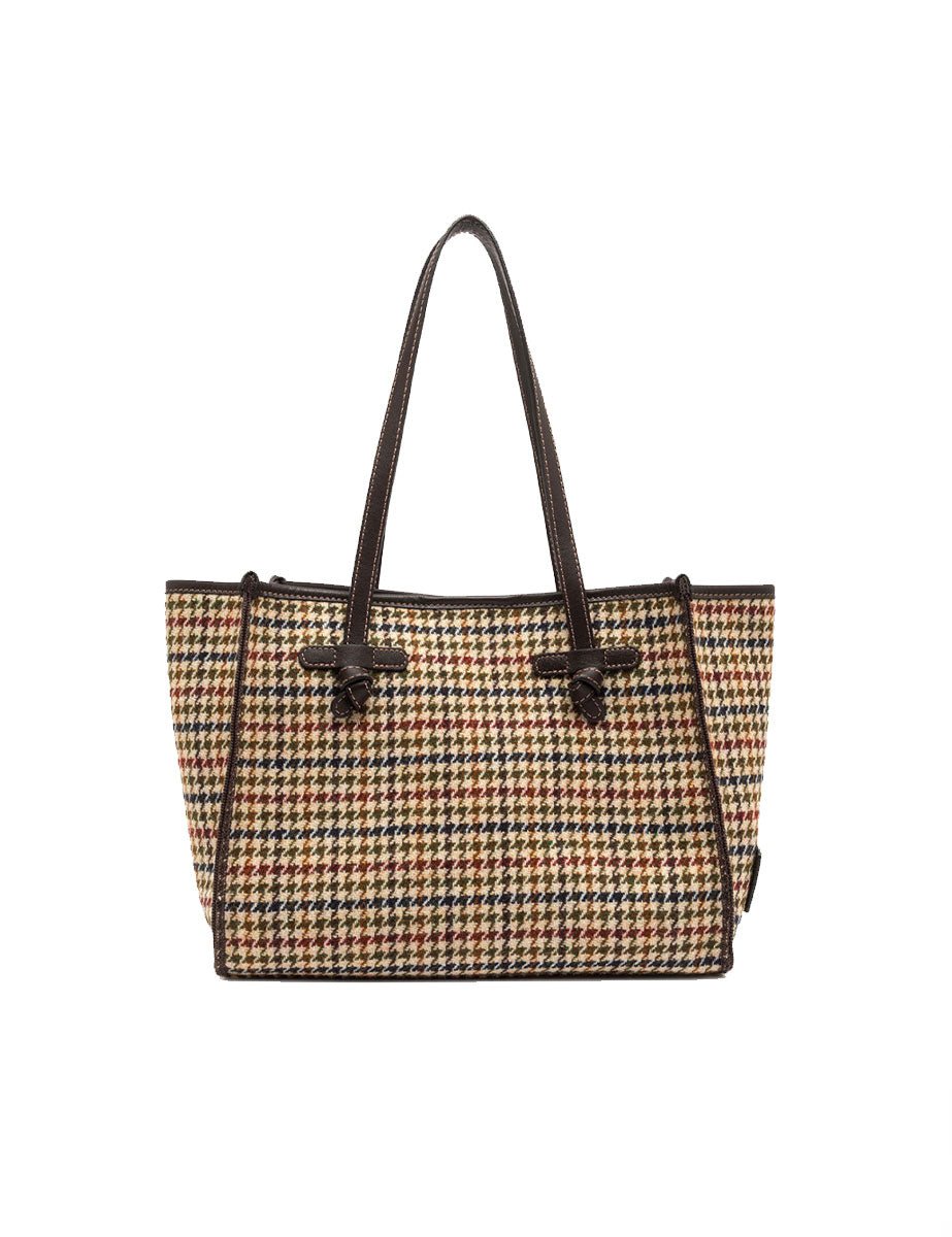 borsa tessuto marcella beige - gianni chiarini - shopper