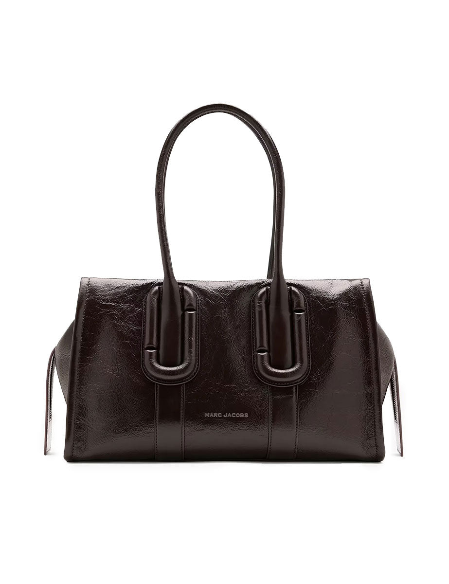 borsa the carryall city tote pelle marrone cioccolato - marc jacobs - shopper