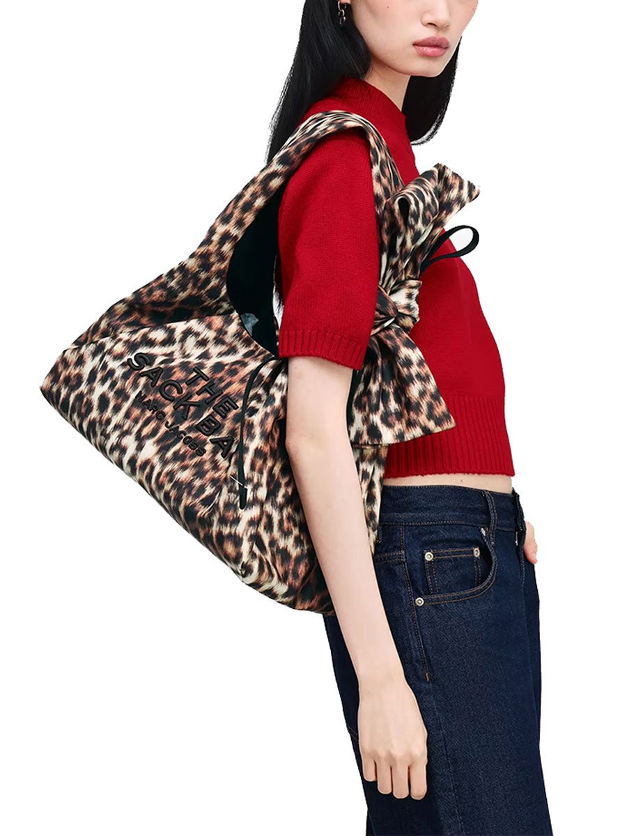 borsa the sack ecofur stampa leopardo - marc jacobs - shopper