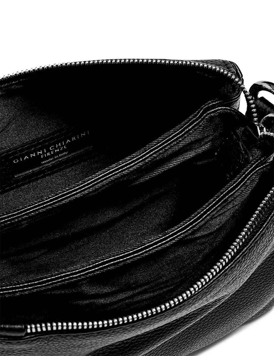 borsa three nero - gianni chiarini - clutch