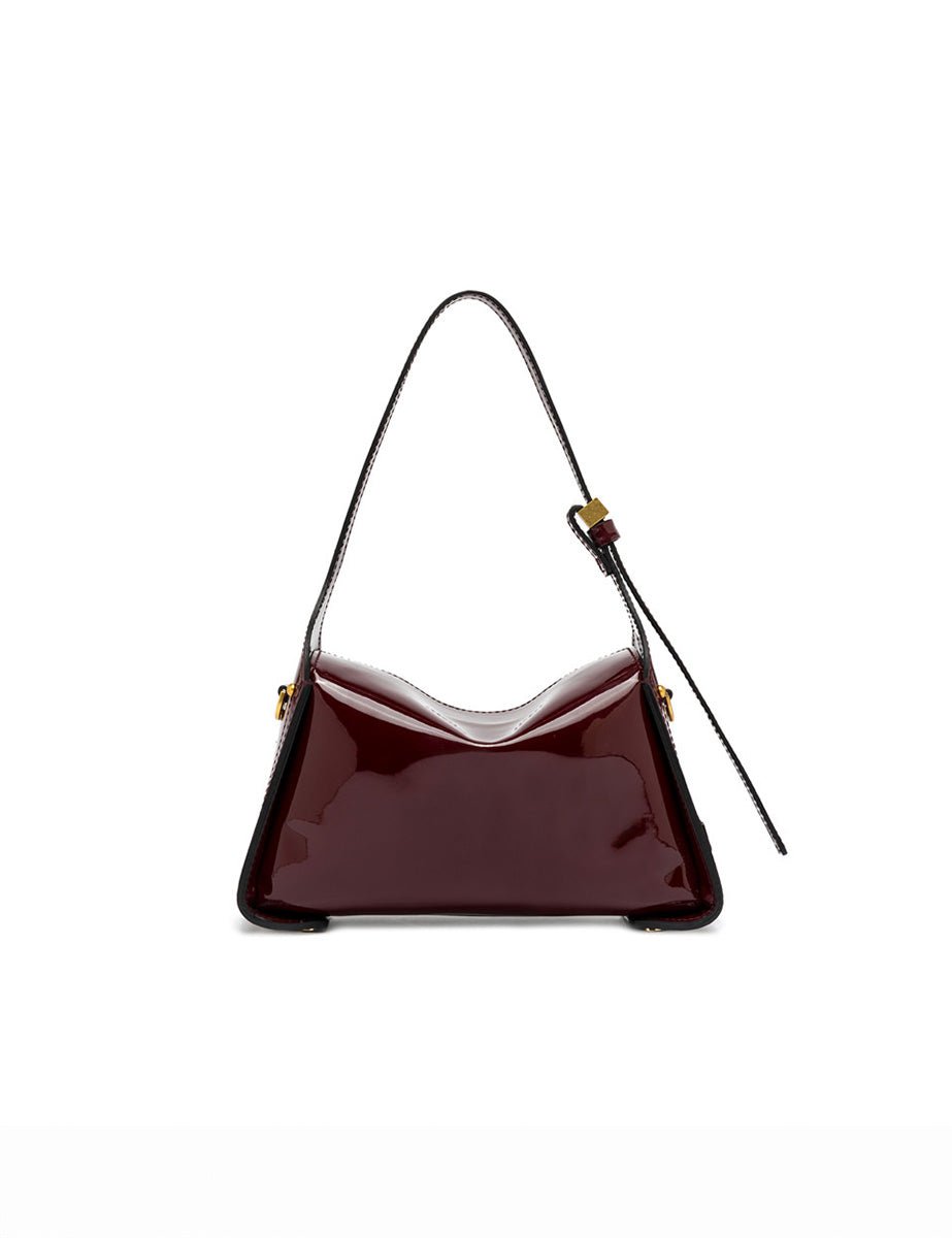 borsa vernice penelope wine berry - gianni chiarini - clutch
