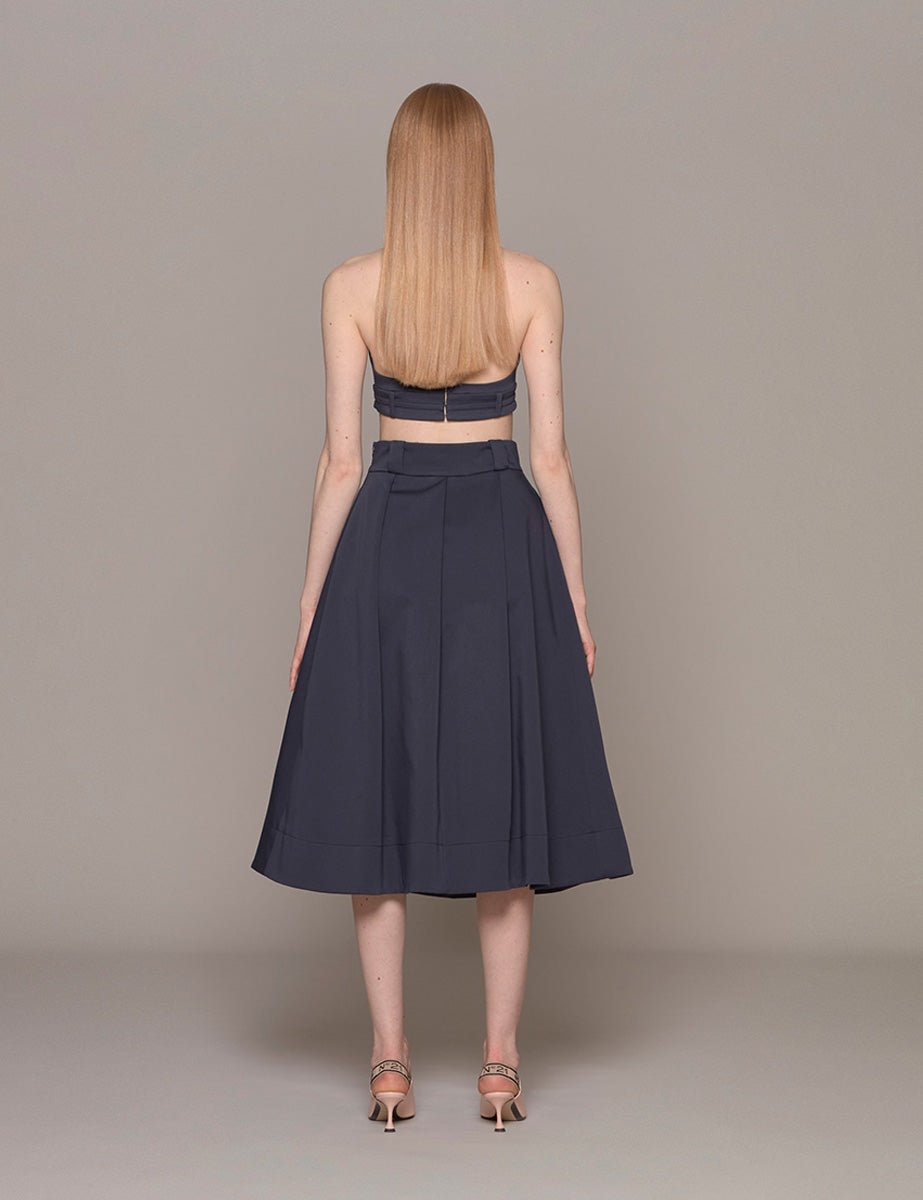 bra top sotto abito blu - vivetta - top