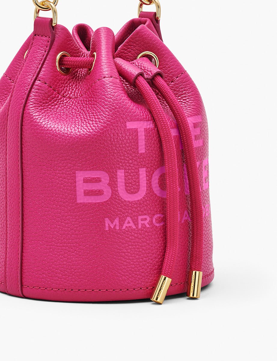 bucket bag leather lipstick pink - marc jacobs - shopper