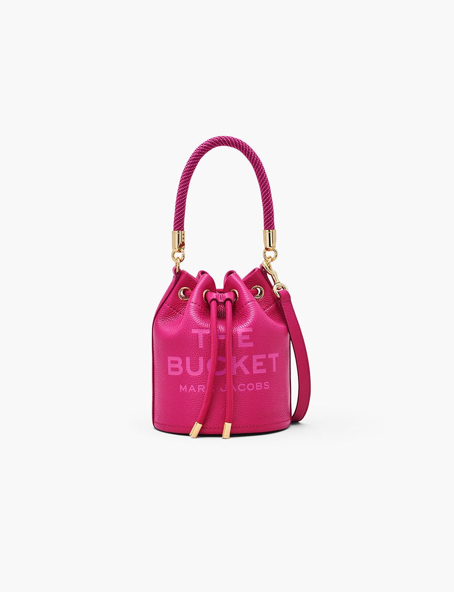 bucket bag leather lipstick pink - marc jacobs - shopper