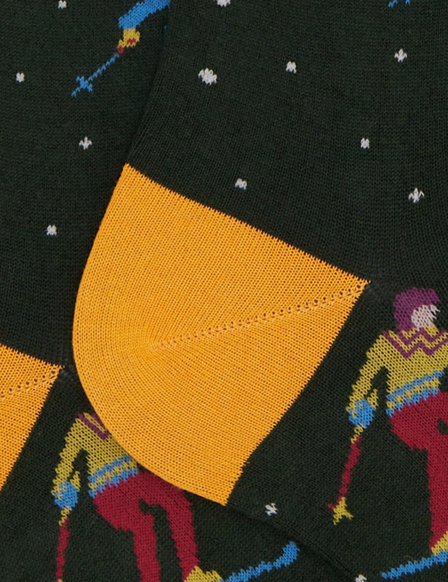 calze alte sciatori bottiglia - gallo - calze