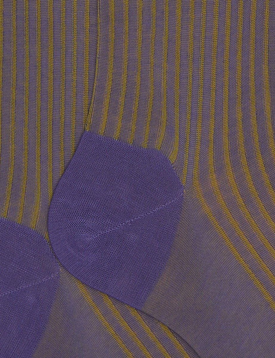 calze mid fantasia costa vanise viola tortora - gallo - calze