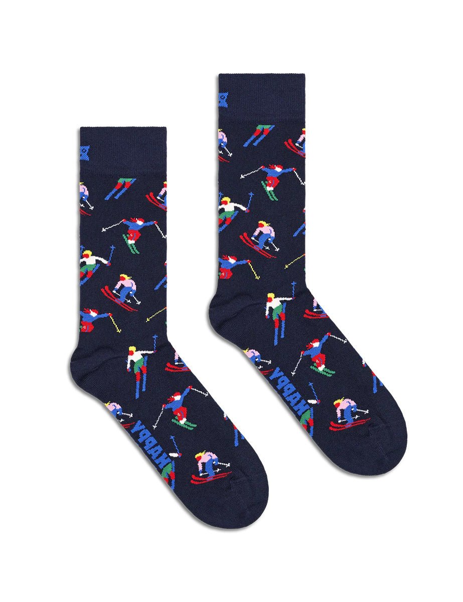 calze skiing blu - happy socks - calze