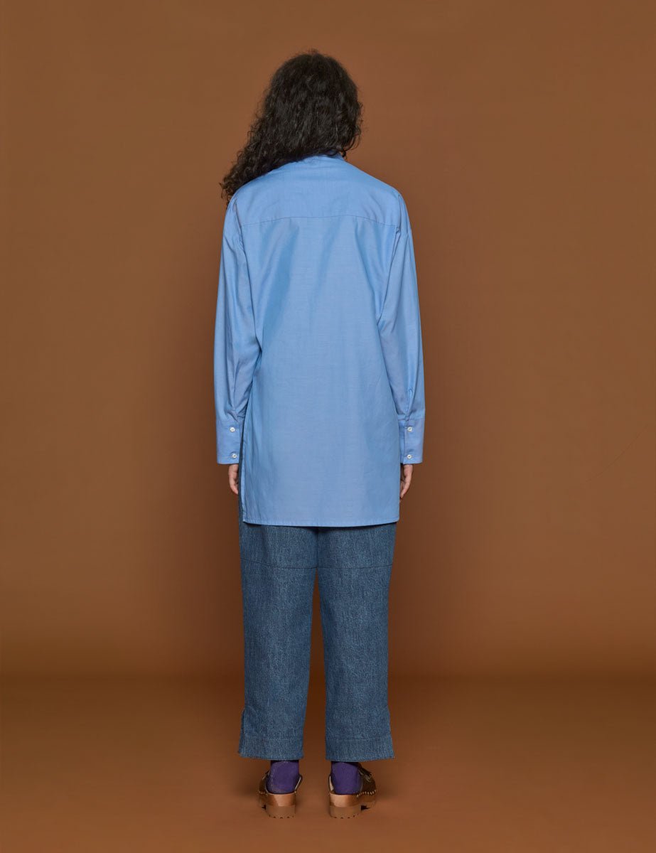 camicia carlo azzurro - jejia - camicia manica lunga