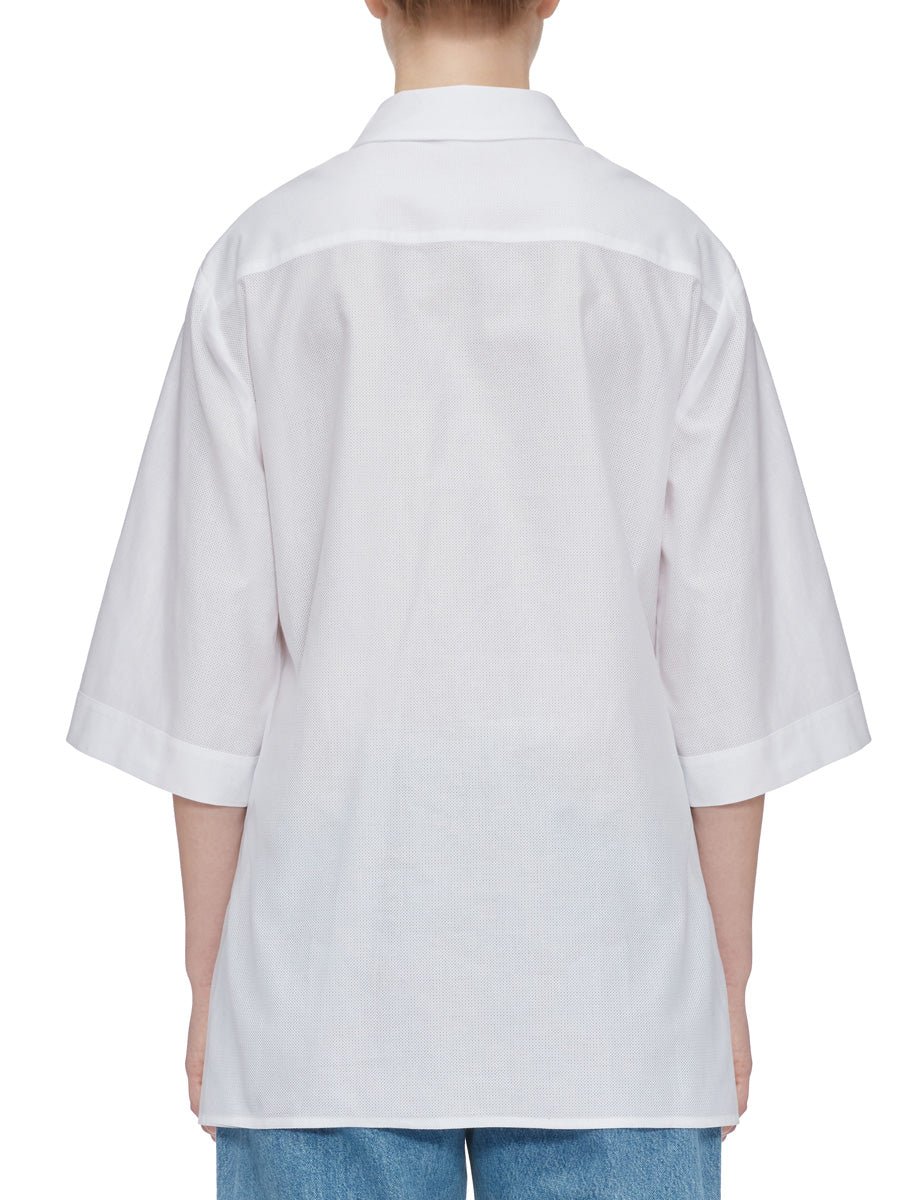 camicia fiocchi bianco - vivetta - camicia manica corta