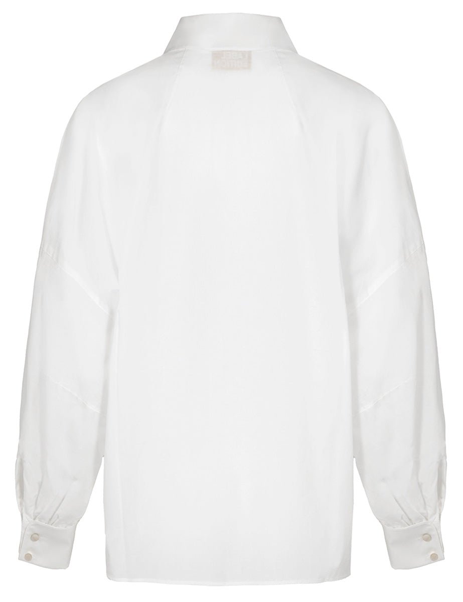camicia gatsby plastron bianco - the label edition - camicia manica lunga
