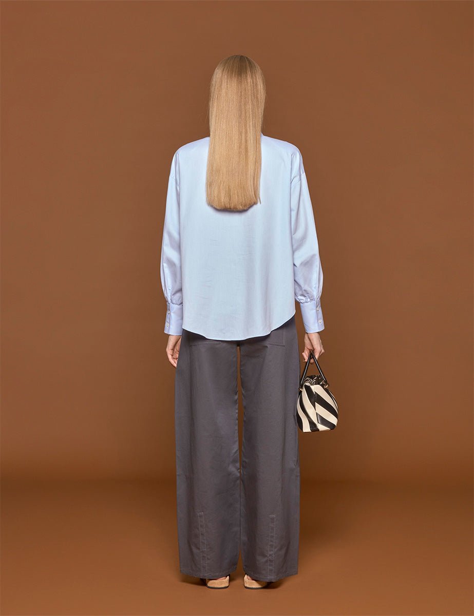 camicia over azzurro - blufrida - camicia manica lunga