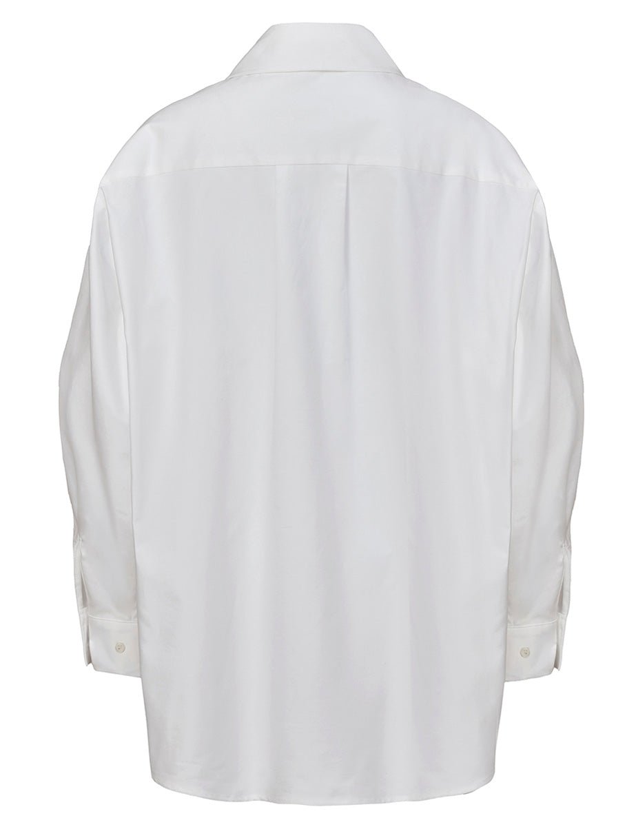 camicia over cuori white - kimhekim - camicia manica lunga