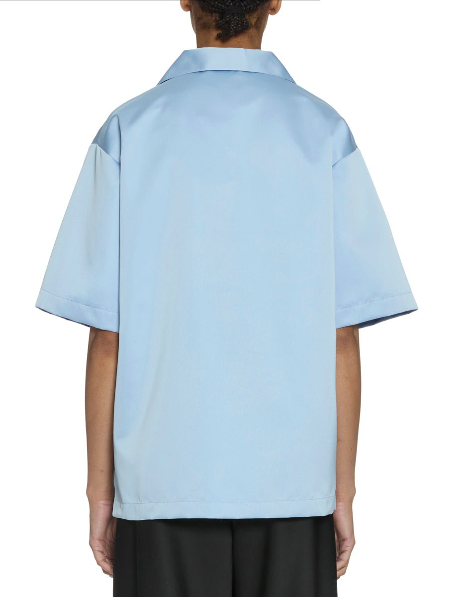 camicia over duchesse azzurro - n21 alessandro dell'acqua - camicia manica corta