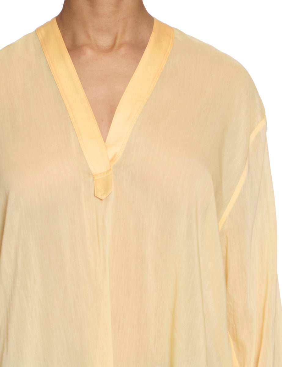 camicia over voile satin sole - forte forte - camicia manica lunga