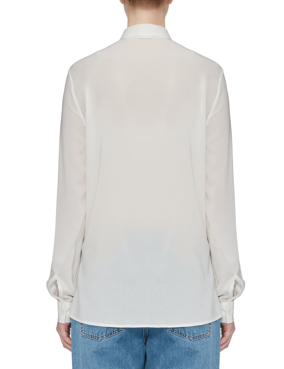 camicia taschine bianco - stella jean - camicia manica lunga