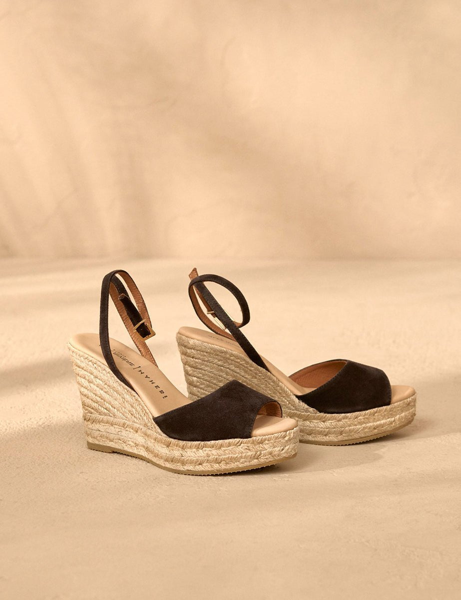 campesina zeppa chocolate - maneb� - sandalo tacco