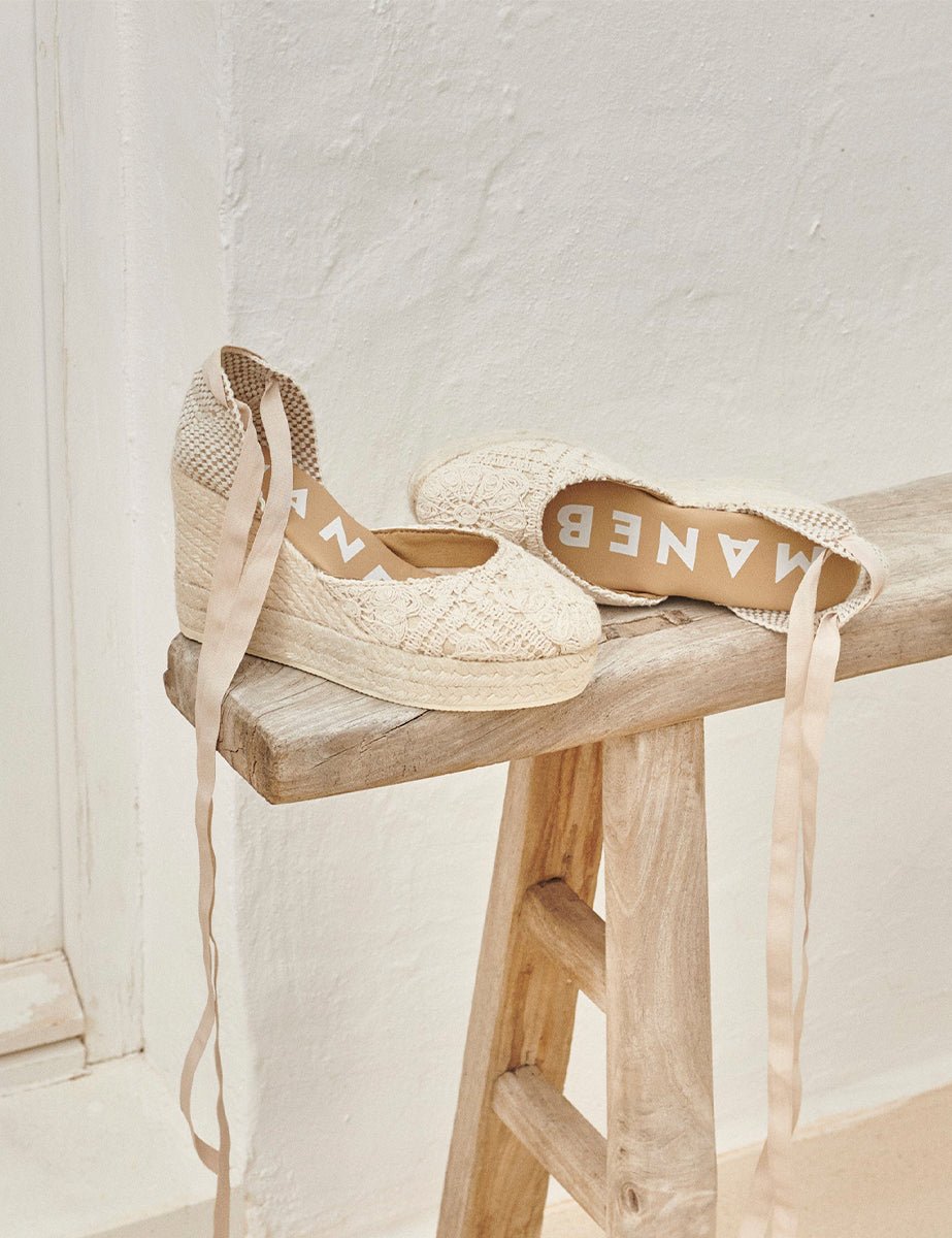 campesina zeppa natural - maneb� - sandalo tacco