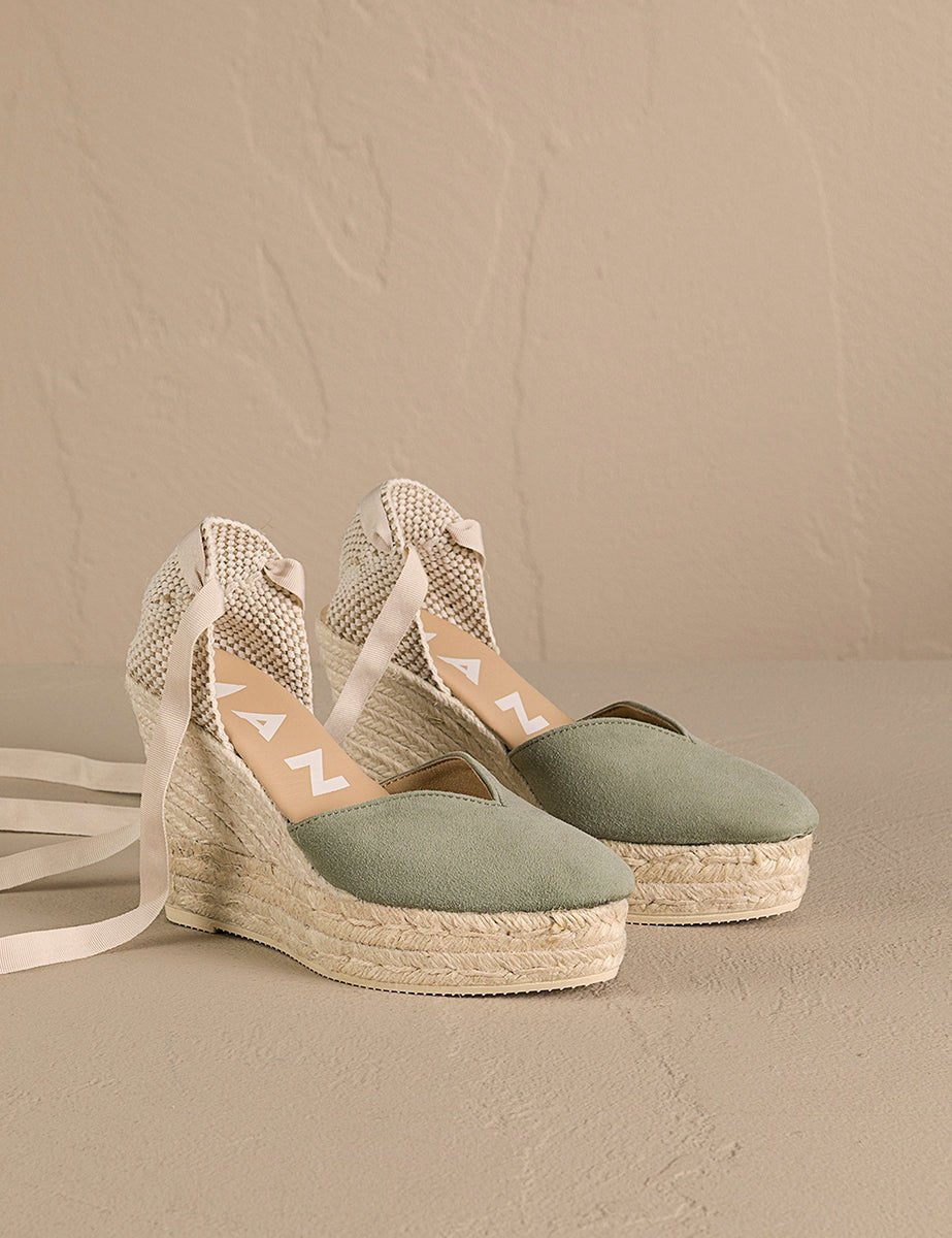 campesina zeppa sage - maneb� - sandalo tacco