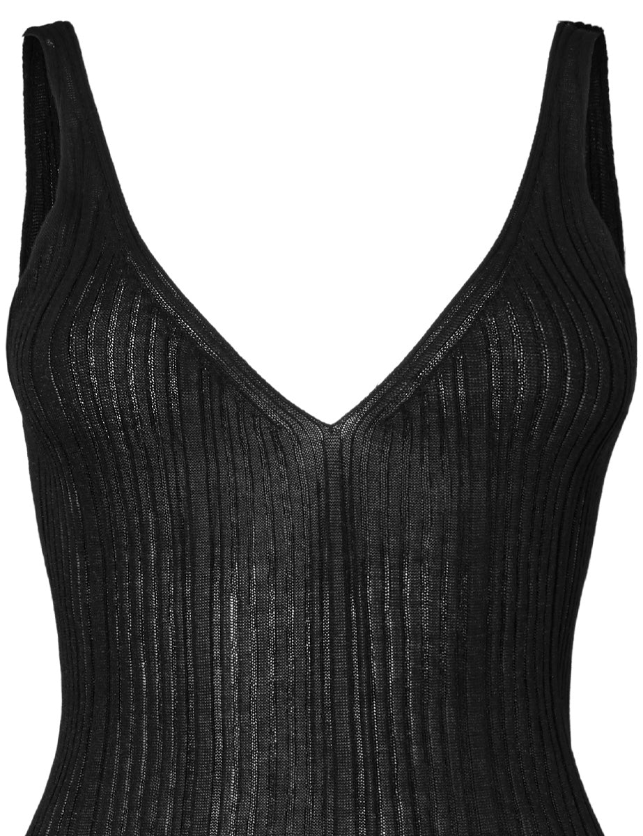 canotta coste nero - alpha - canotta