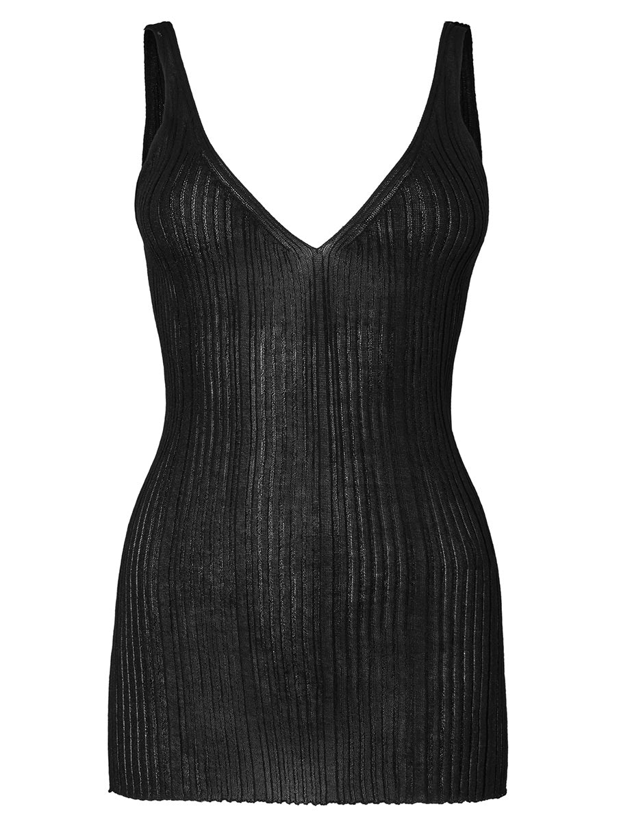 canotta coste nero - alpha - canotta